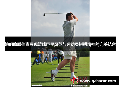 姚明胳膊伸直展现篮球巨星风范与运动员拼搏精神的完美结合